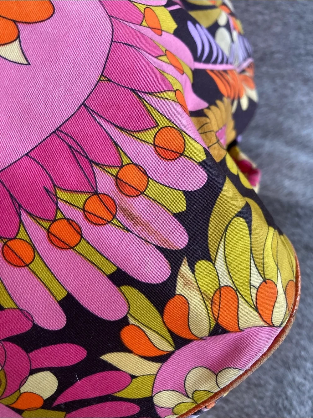 Vintage Kate Spade Funky Retro Floral Gabi Ashbury Hobo Bag